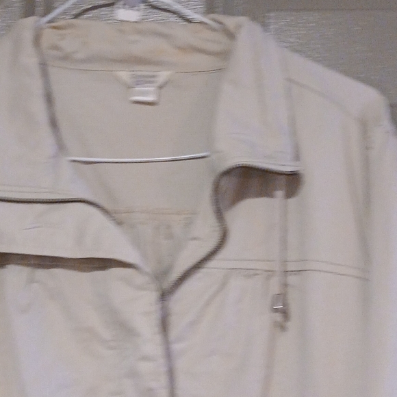 Christopher & Banks Woman Jacket Long Sleeve/Roll Up Size L - Picture 9 of 16